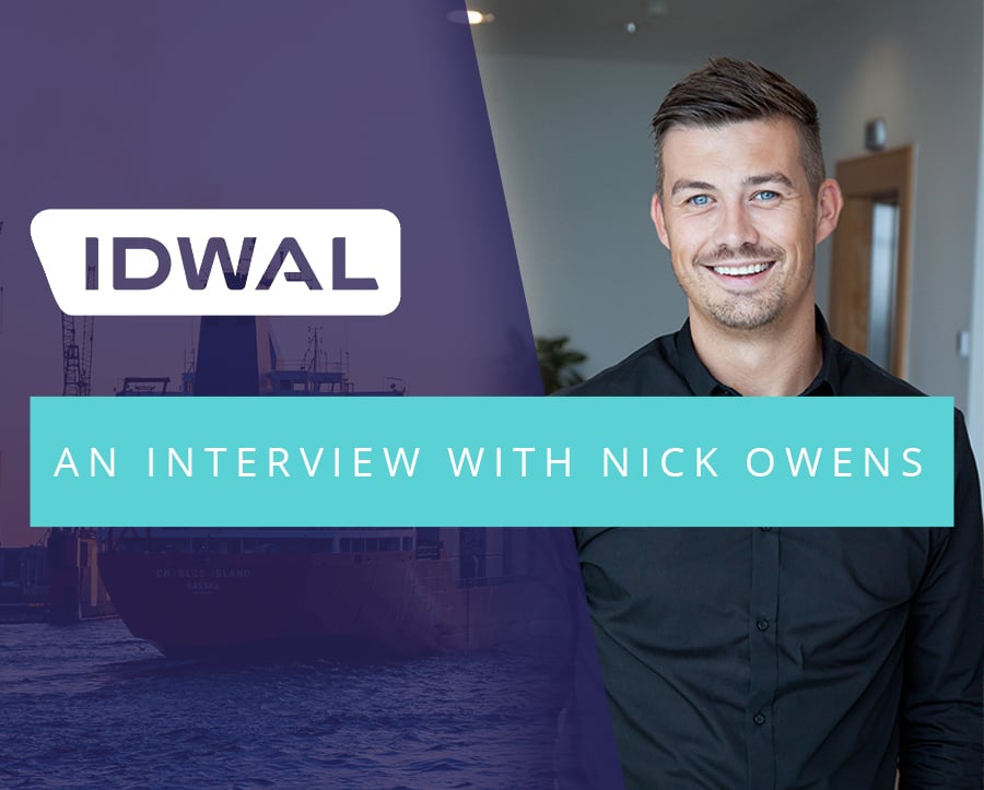 Graphic that says 'An Interview with Nick Owens'